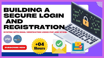 Building a Secure Login and Registration System with Email Verification using PHP and MySQL ✉️🔐