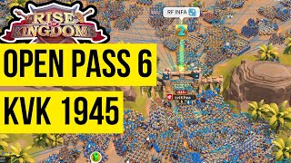 LIVE OPEN PASS 6 KVK 1945 1846 LETS GOOO!!! Rise Of Kingdoms ROK Indonesia