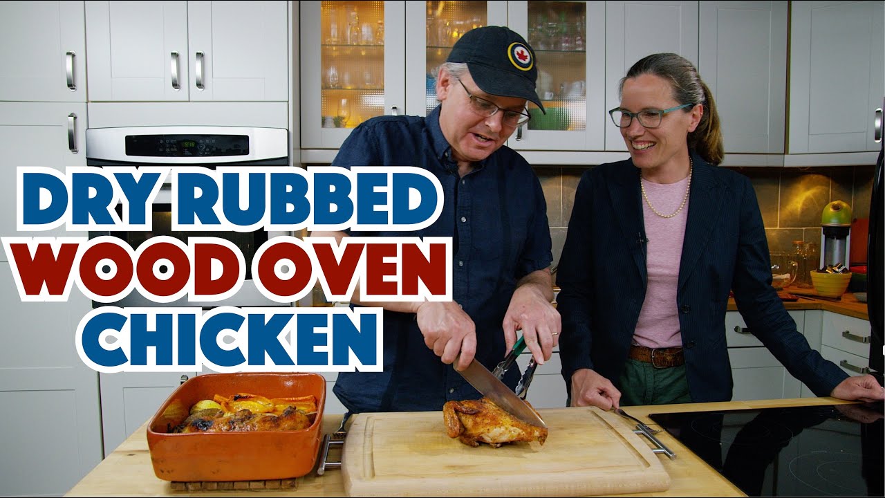 You Want This!!  ☞ Dry Rubbed Spatchcocked Wood Oven Chicken And Vegetables Recipe | Glen And Friends Cooking