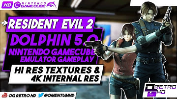 Resident Evil 2 Gamecube HD | Dolphin EMU Gameplay | Hi Res Textures 4K / 60ᶠᵖˢ