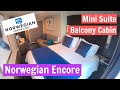 Norwegian Encore - Mini Suite Balcony Cabin - Tour & Review