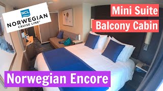 Norwegian Encore  Mini Suite Balcony Cabin  Tour & Review