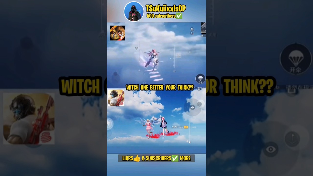 Game For Peace Vs Knives Out☠️💀 