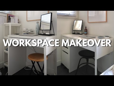 MINIMAL WORKSPACE MAKEOVER