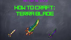 Terraria IOS: HOW TO CRAFT THE TERRA BLADE!