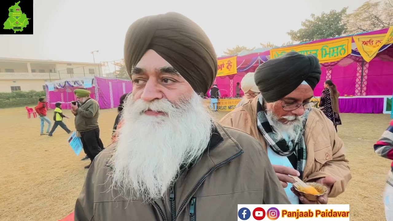 ਬਾਬੇ ਨਾਨਕ ਵਾਲੇ ਕੋਦਰੇ ਦਾ ਲੰਗਰ ਲਗਾਇਆ। बाबे नानक वाली कोदरे का लंगर लगाया खेती विरासत मिशन में।
