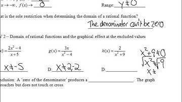 Rational Functions (Day 1)
