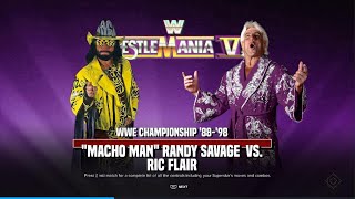 WWE 2K24 Wrestlemania 8 Savage Vs Flair