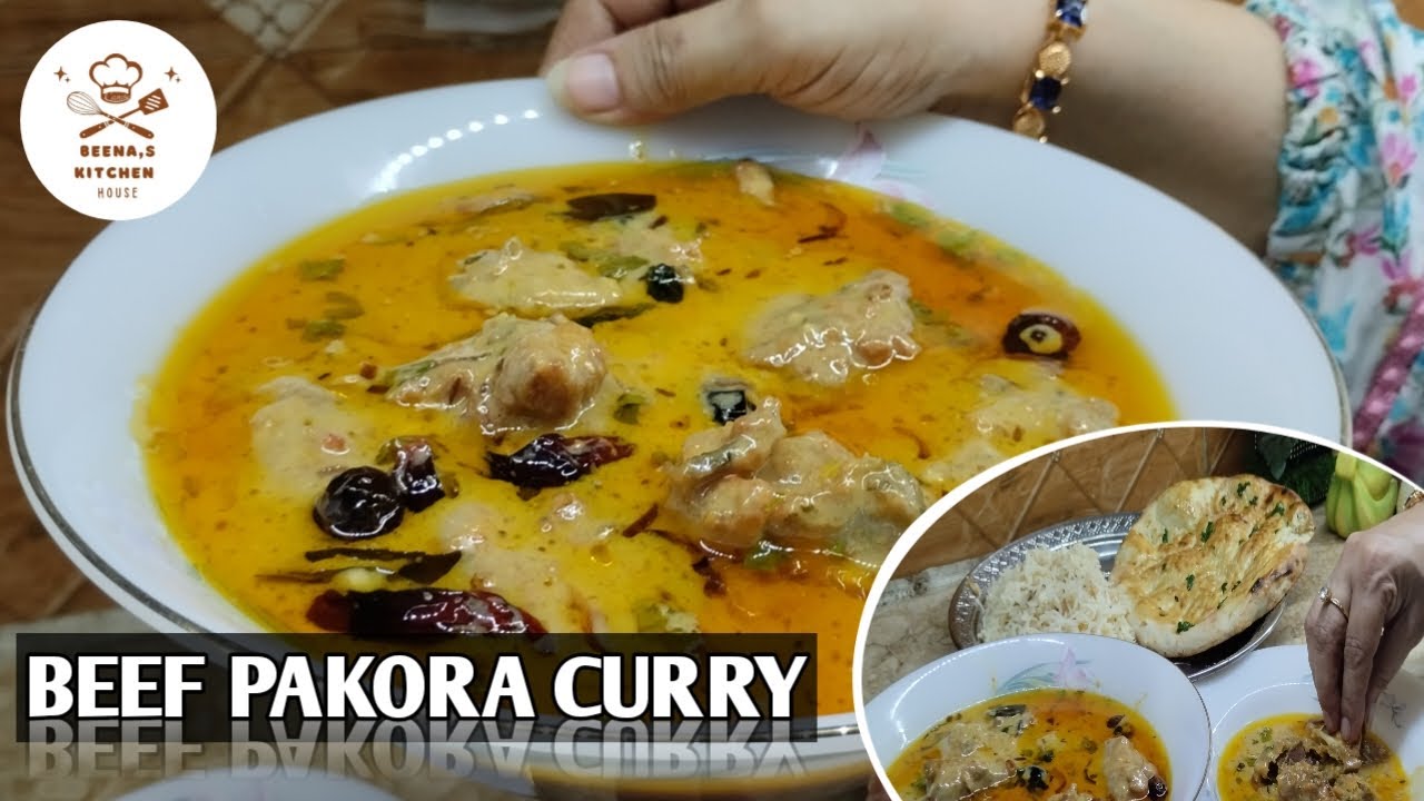 Beef Pakora Curry | Thali Style Recipe | with Beena's Kitchen