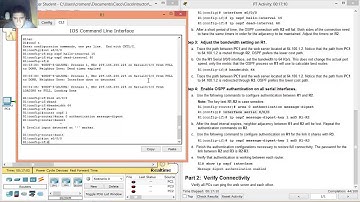 5.1.5.7 Packet Tracer - Configuring OSPF Advanced Features