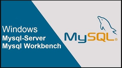 Como instalar mysql server e workbench no windows