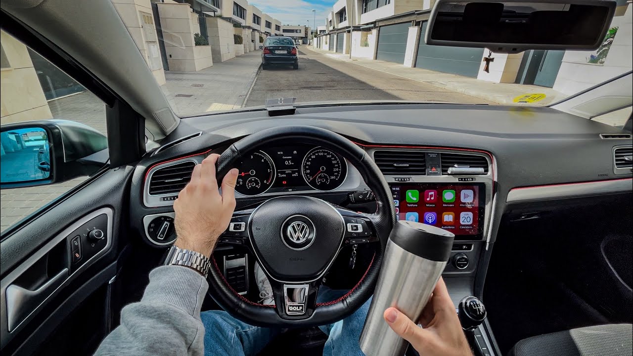 2.0 POV 4K Driving to UNIVERSITY with my 2014 Golf MK7 TDI | On My Way To College
