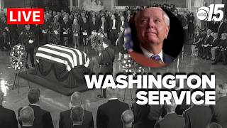 LIVE: Lindsey Graham's funeral service underway at Washington National Cathedral