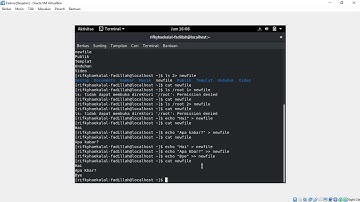 Proses Input Output Pada Linux