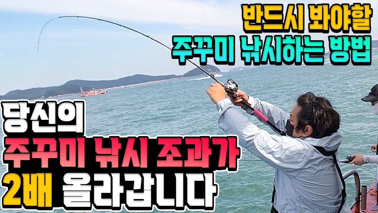주꾸미 낚시하는 방법과 조과를 올릴수 있는 꿀팁 (feat.입문자 필독 강의영상)