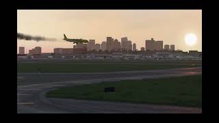 SPIRIT airlines A321 suffers dual engine fire and tries to land at Boston airport Profile