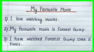 10 Lines on My Favourite Movie In English || @edurakib