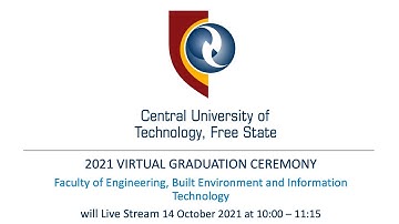 Faculty of Engineering, Built Environment and Information Technology Graduation