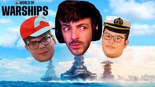 🔴 - Dos CAPITANES EXPERTOS me enseñan a jugar!! - World of Warships