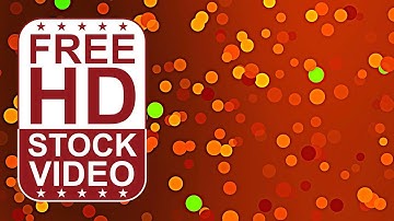 Free Stock Videos – abstract animated circles falling on red orange background  2D animation