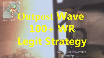 Outpost Wave 102 Legit WR Strategy & Guide - MW3 Survival