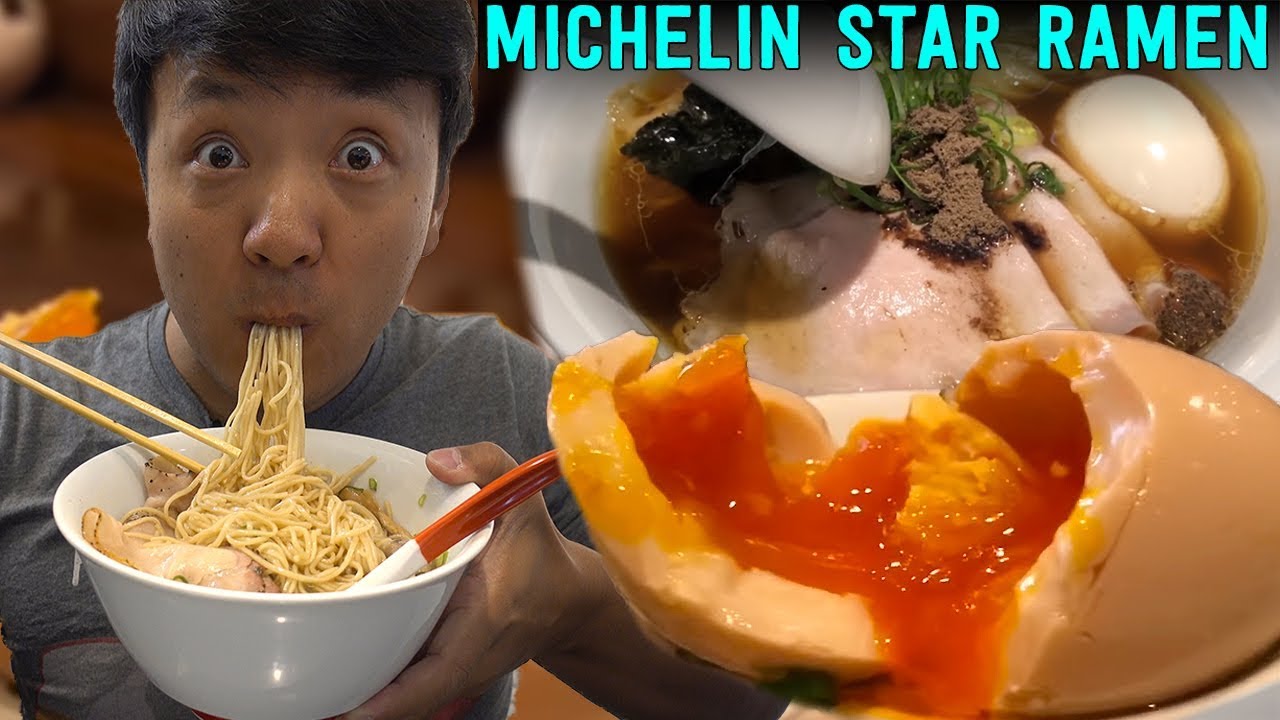MICHELIN Star RAMEN \u0026 SOBA Noodle Tour of Tokyo Japan