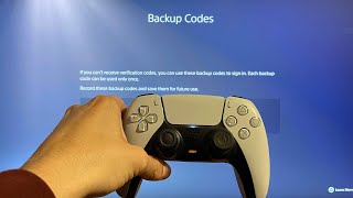 PS5: How to Use Backup Codes Tutorial! (For Beginners) 2025