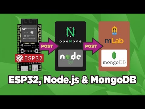 ESP32, Node.js & MongoDB