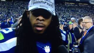 Richard Sherman Post Game Interview with Erin Andrews