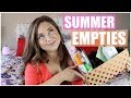 Summer Empties! Products I've Used Up | 2019