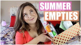 Summer Empties! Products I've Used Up | 2019