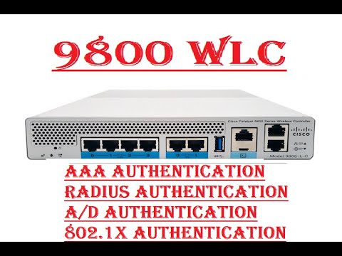 AAA/RADIUS/AD/802.1X Cisco C9800L  AUTHENTICATION SETUP#cisco #wireless #9800