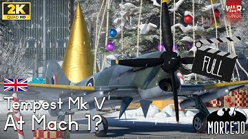 Breaking the sound barrier with a Tempest Mk V (Vickers P)!? #warthunder #speedtest #mach1
