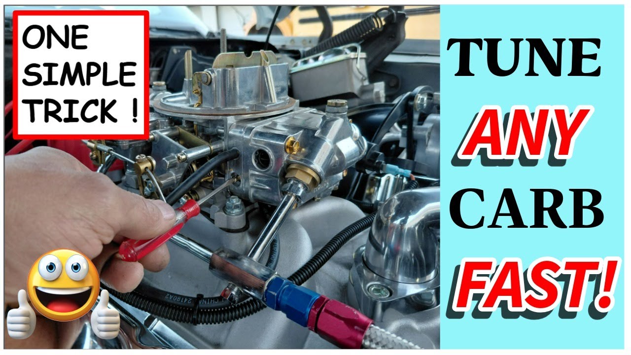 How to Adjust & Tune ANY Carburetor PERFECTLY ! One Simple Trick You ...