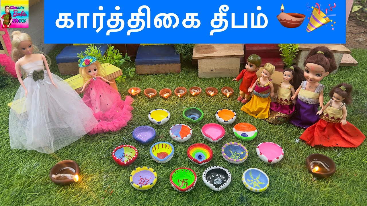 வசந்த காலம் Episode -258 | கார்த்திகை தீப கொண்டாட்டம் 🎉🤩 | Classic Barbie Show | Barbie show tamil