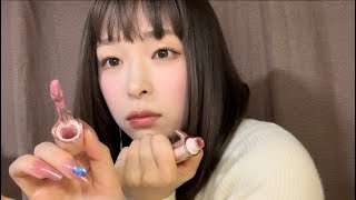 【ASMR】［English sub］A woman who you don't your her to be around your boyfriend puts on you makeup!