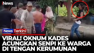 Viral! Aksi Koboi Oknum Kades di Sumut Acungkan Senpi di Kerumunan Warga | iNews Terkini screenshot 5