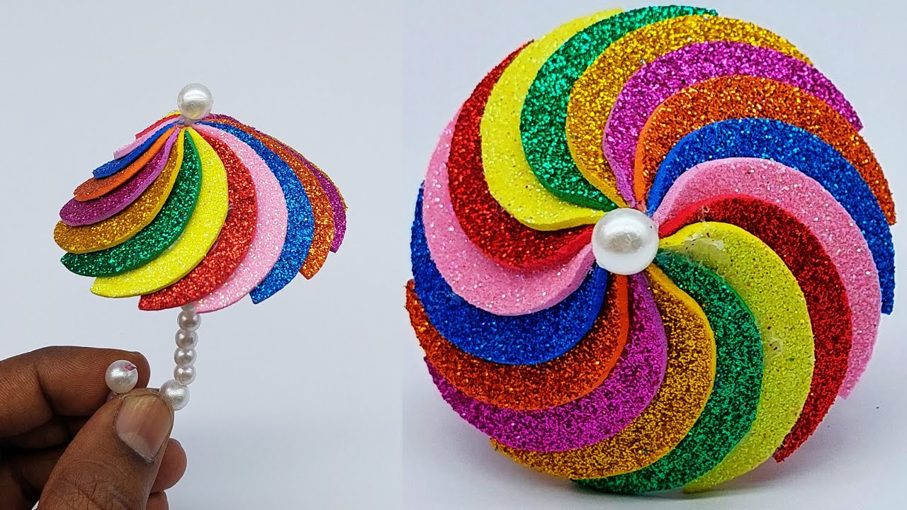 Colorful Umbrella - Room Decoration Ideas With Umbrella - Foam Sheet Craft Ideas