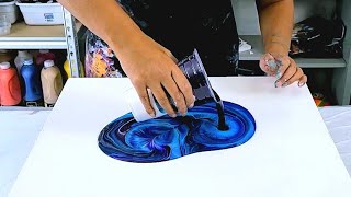 Paint and Water Only! ~ Using Very Thin Acrylic Paint to Create Beautiful Fluid Abstract Art screenshot 5
