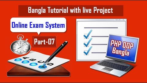 Online Exam System PHP OOP jQuery AJAX (Admin Logout) Part:07