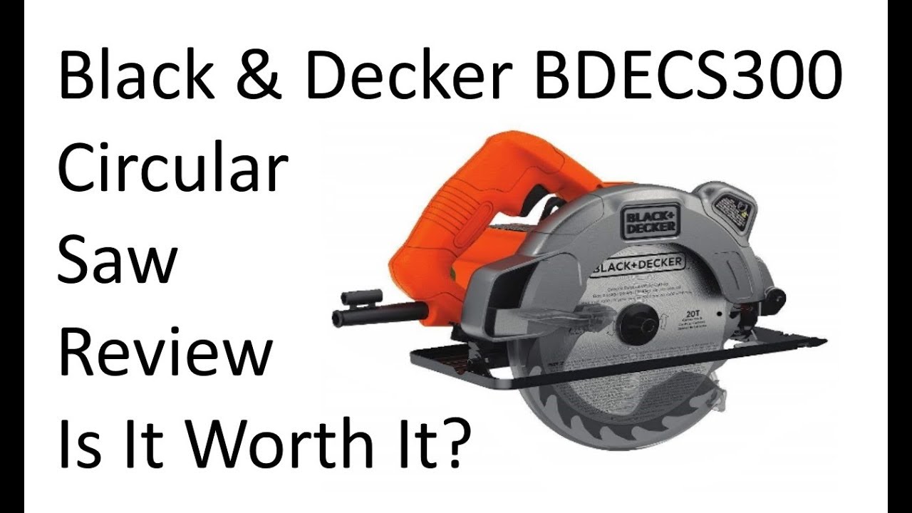 BLACK+DECKER 7-1/4-Inch Circular Saw with Laser, 13-Amp (BDECS300C) 