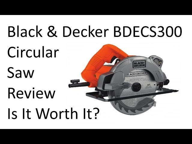 BLACK+DECKER 7-1/4-Inch Circular Saw with Laser, 13-Amp (BDECS300C) 