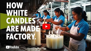 "How Candles are Made: Women Workers Crafting Candles in the Factory | @TheClipKingdom1