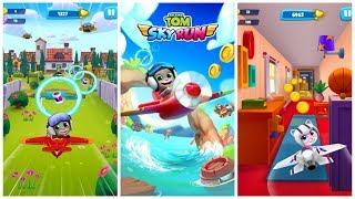 Новая Игра Говорящий Том Воздушный Бег (Talking Tom Sky Run) от создателей игр «Мой Говорящий Том» screenshot 4