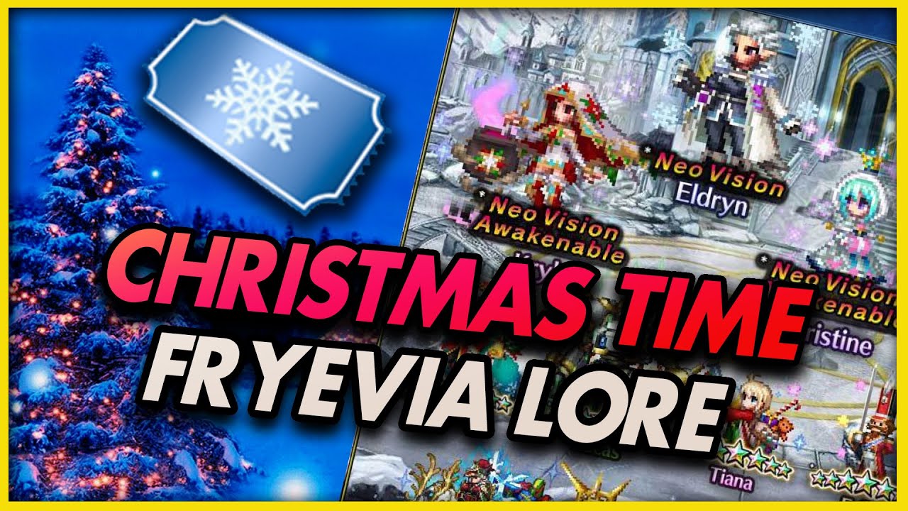 Ffbe Christmas Banner 2022 Big Time Holiday Summons Are Back! Eldryn Fryevia's Teacher?! - [Ffbe] Final  Fantasy Brave Exvius - Youtube