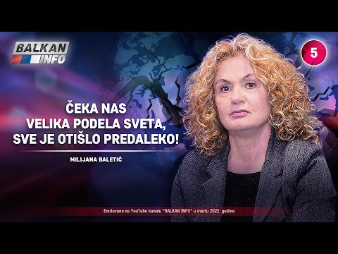 INTERVJU: Milijana Baletić - Čeka nas velika podela sveta, sve je otišlo predaleko! (16.3.2022)