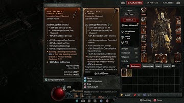 Diablo 4 Unique Dropped The Butchers Cleaver Full Barbarian build guide explained Solo Butcher Guide