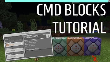 Minecraft PE How to use Command Blocks (repeating, chain, impulse) [MCPE 1.0.5 UPDATE TUTORIAL]