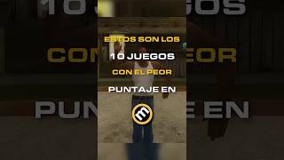 Estos juegos tienen las peores notas de Metacritic 💀 #gaming #fails