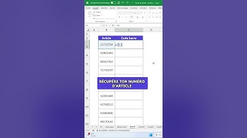 Easily create barcodes in Excel!